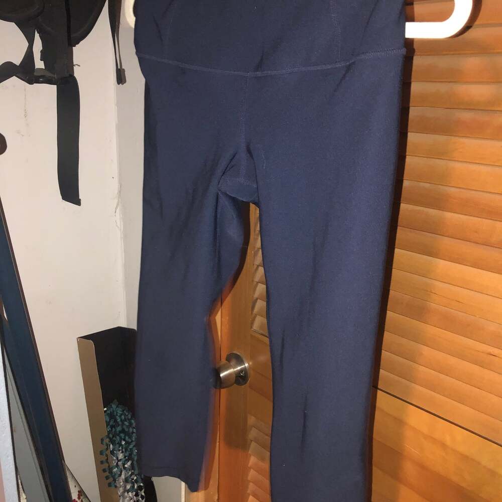 MPG Womens Workout Pant Capri Cropped Athletic Running Gray Black Size S. C